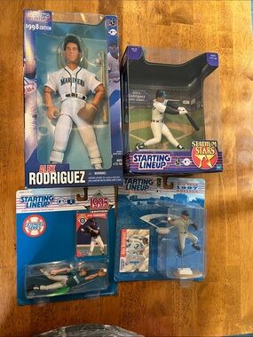 1995 Starting Lineup Alex Rodriguez Action Figure - Blue/Green